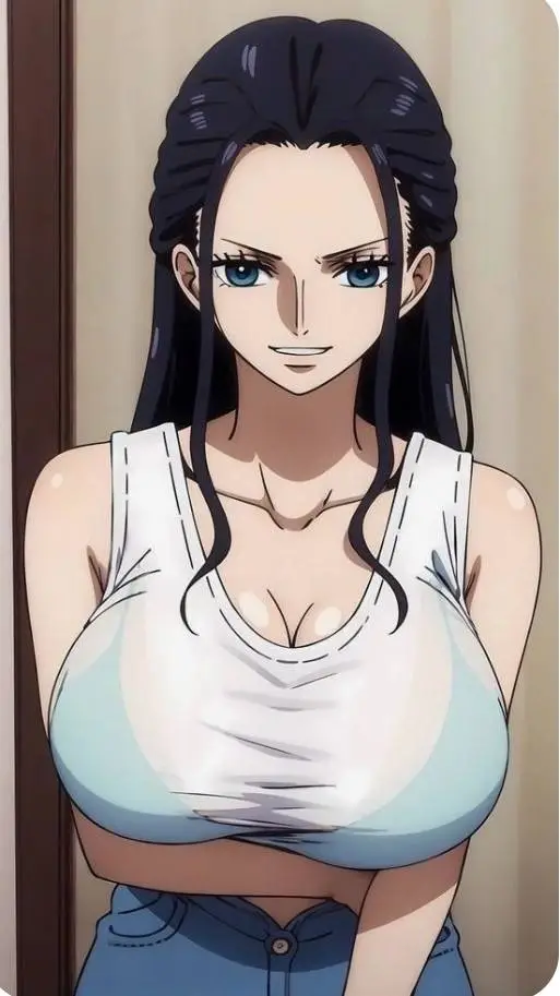 ai character: Nico Robin  background