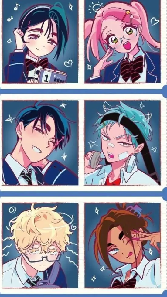 ai character: ALNST SCHOOL AU☆ background