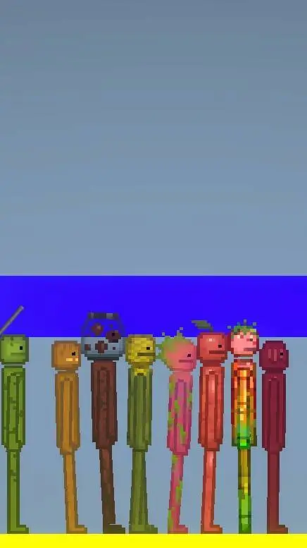 ai character: melon sandbox background