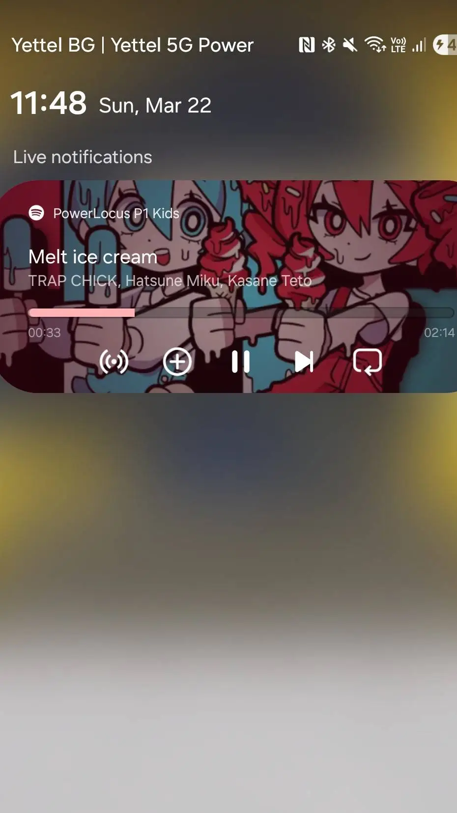 ai character: Melt ice cream! background