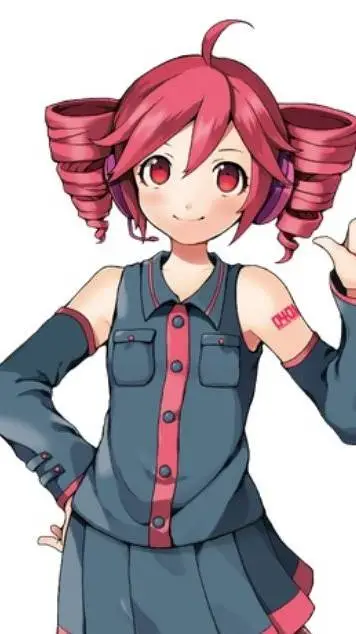 ai character: Teto on da compuda background