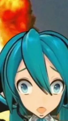 ai character: Miku background