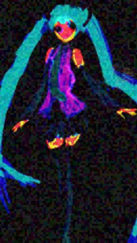 ai character: Hatsune Miku? background