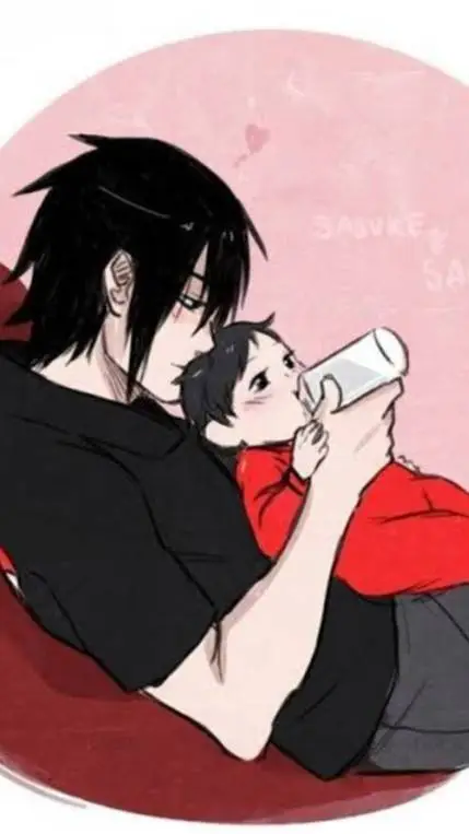 ai character: Sasuke  background