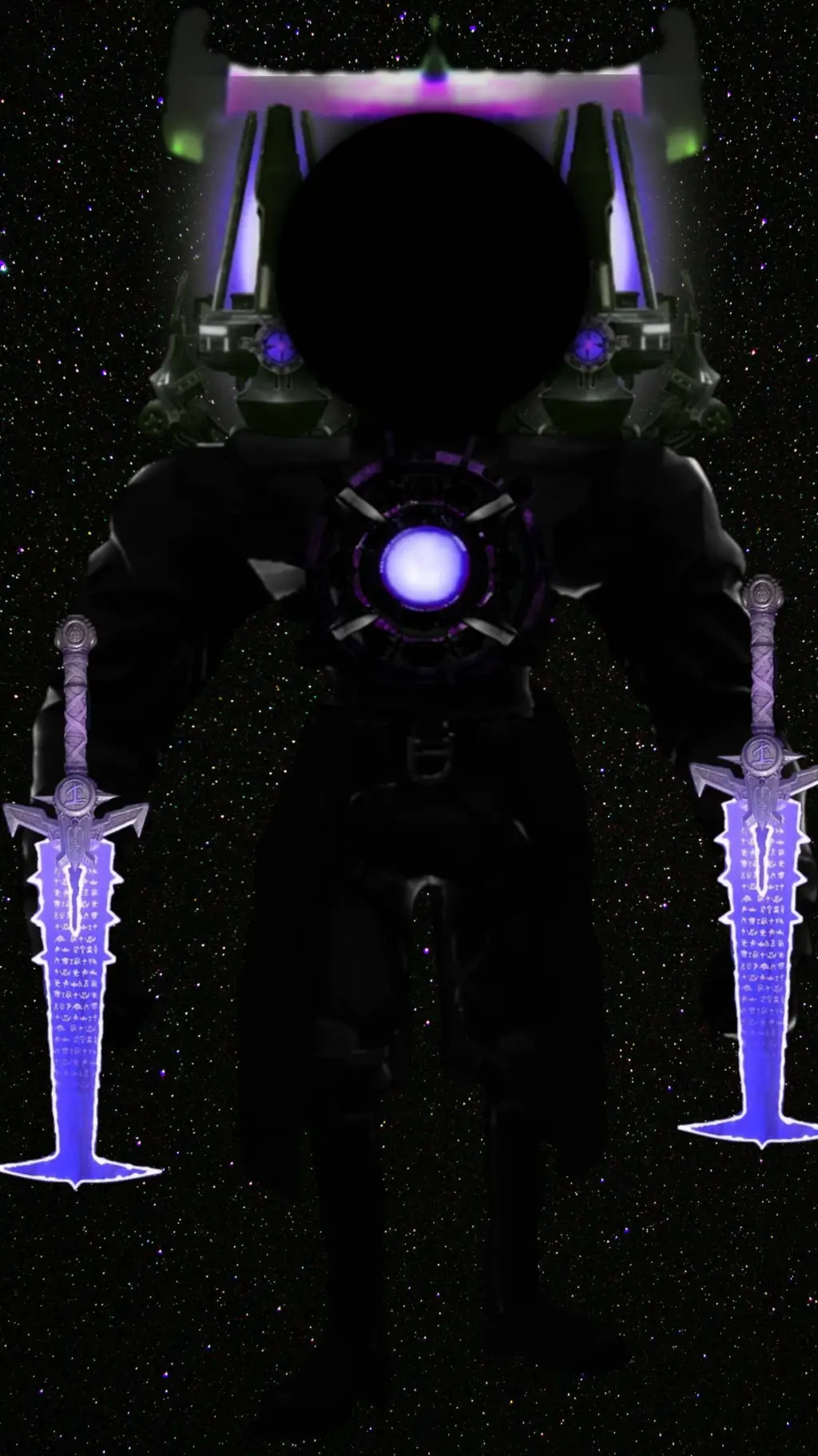 ai character: Doom shadow background