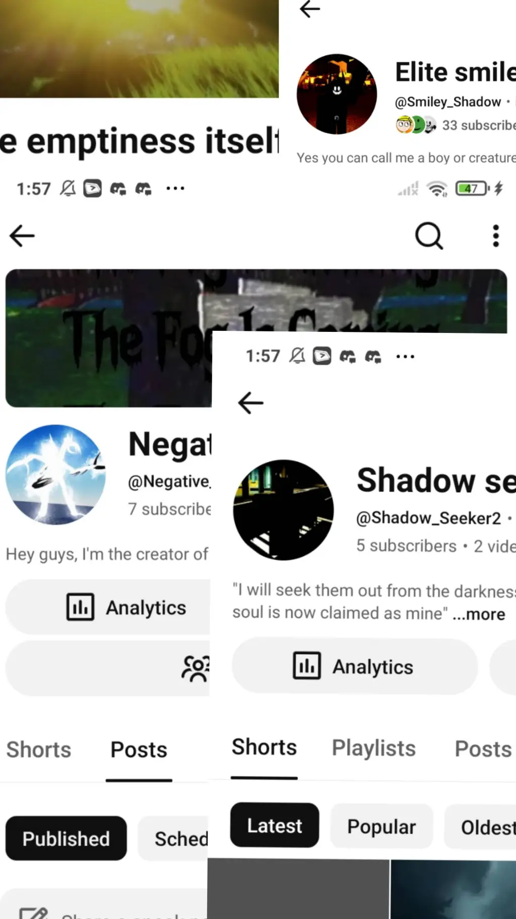 ai character: Shadow Creators background
