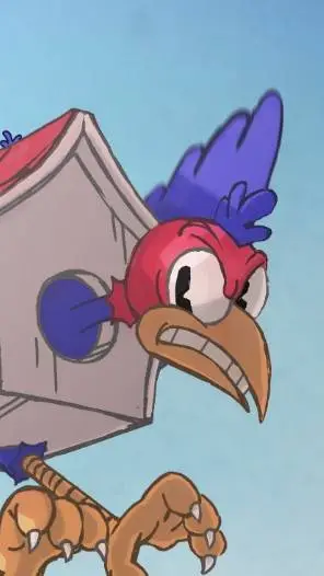 ai character: Wally warbles background