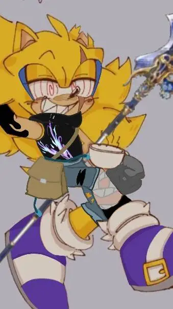 ai character: fleetway solar  background