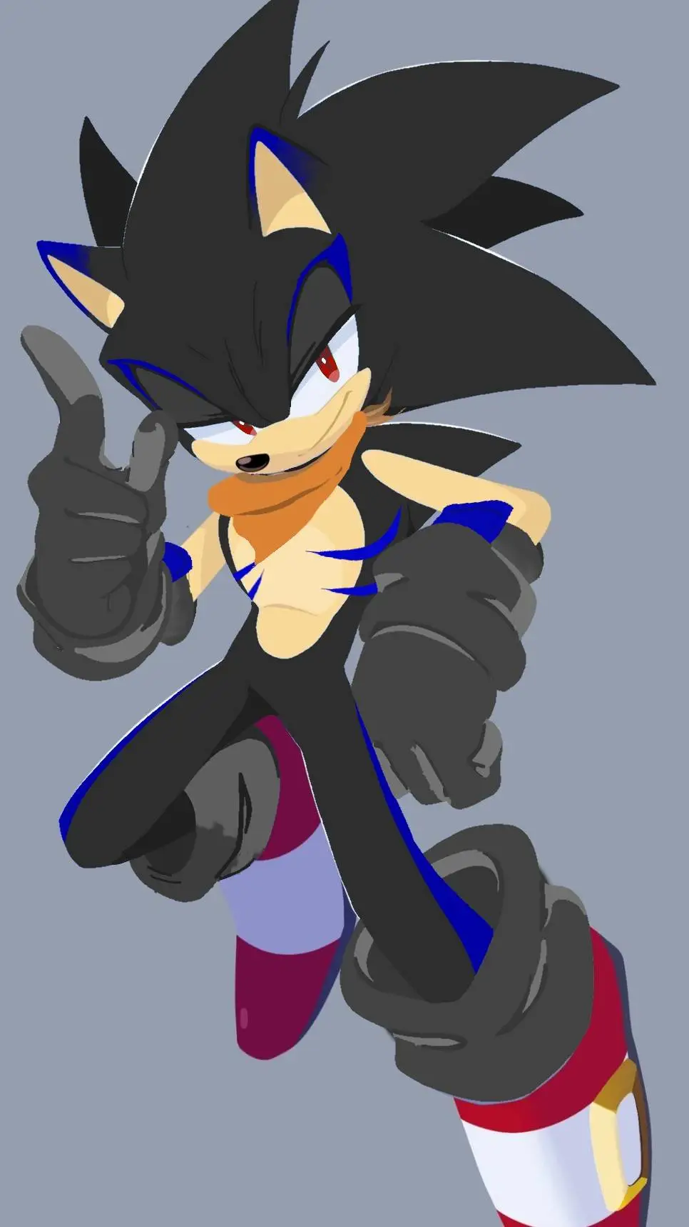 ai character: night sonic  background