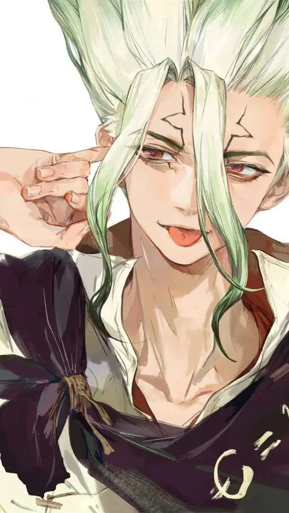 ai character: 🧫Senku Ishigami🧪 background