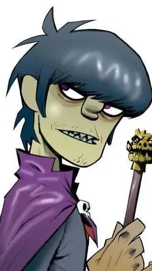 ai character: Murdoc drunk background