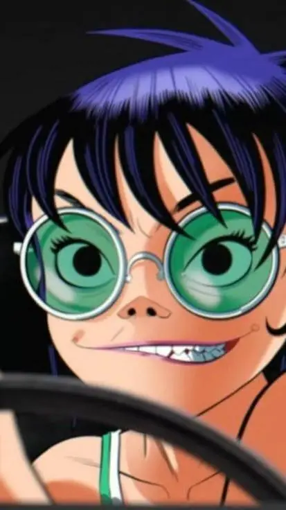 ai character: noodle but ur drun background