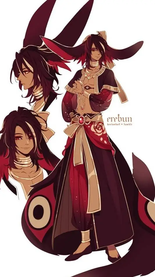 ai character: errebun background