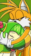 ai character: Tails and cosmo background