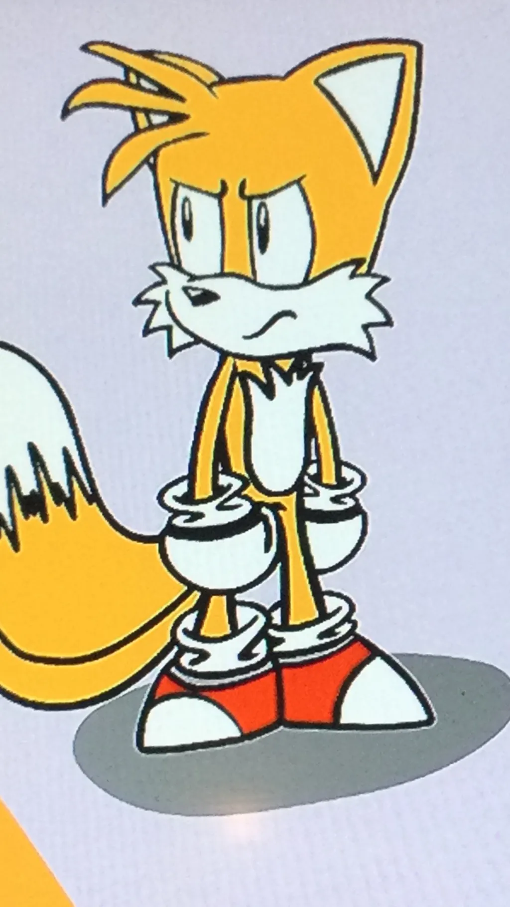 ai character: Tails miles prower background