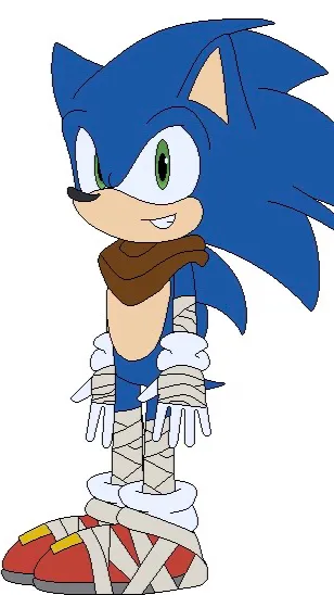 ai character: Boom sonic! background