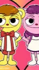 ai character: Mocchan & macchan background