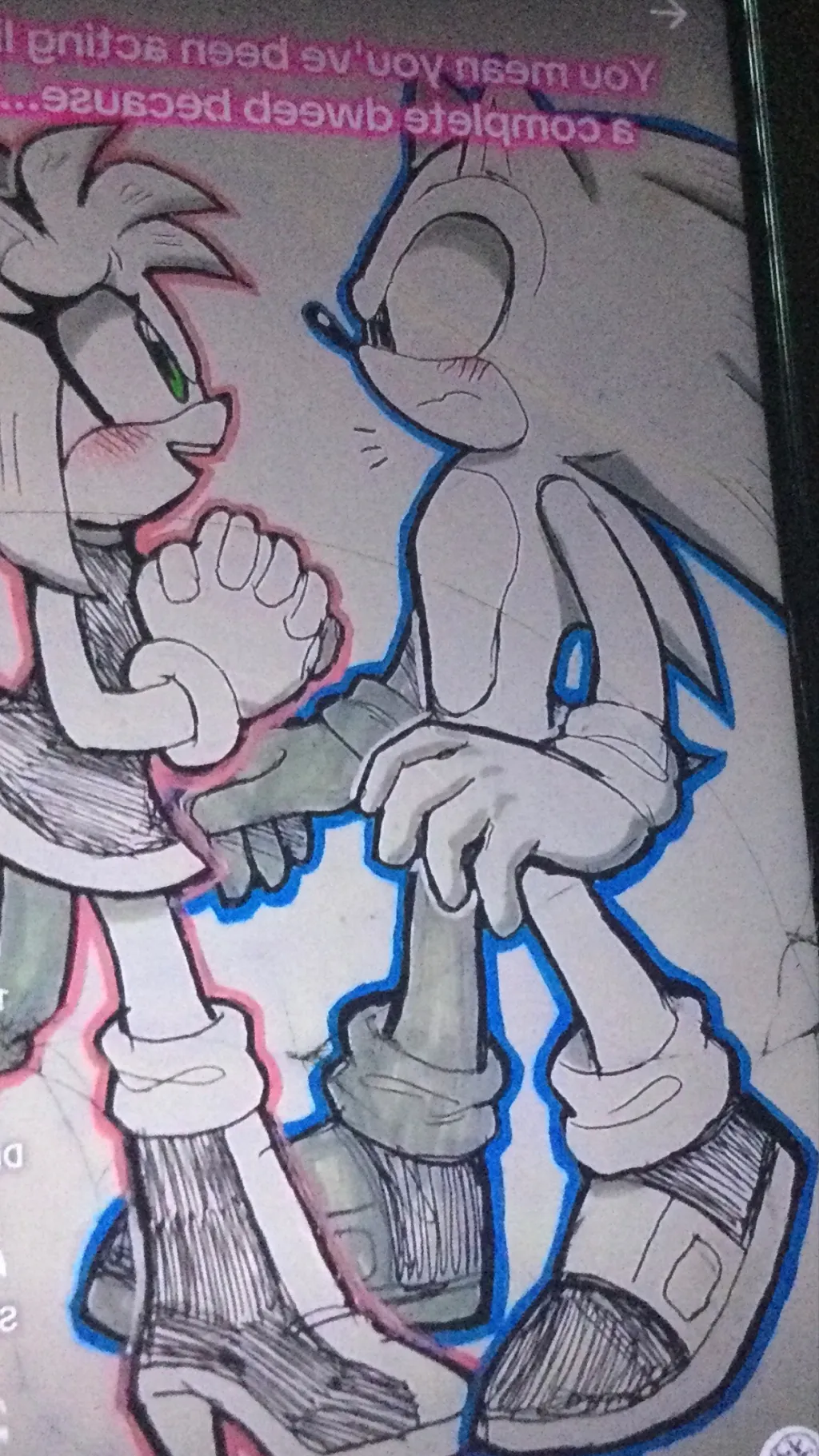 ai character: Sonic the hedgehog background