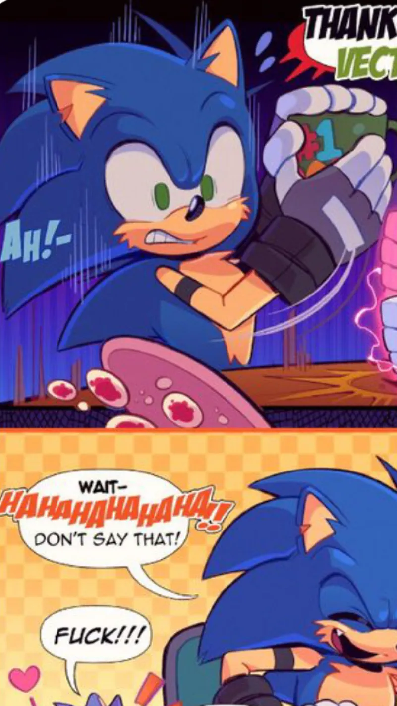 ai character: Sonic the hedgehog background