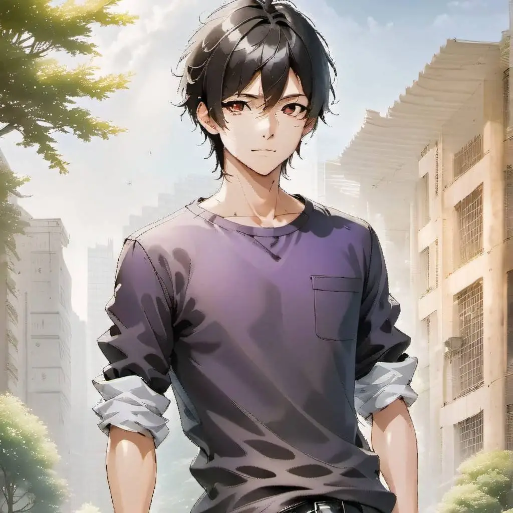 ai character: Sam (Human Model) background