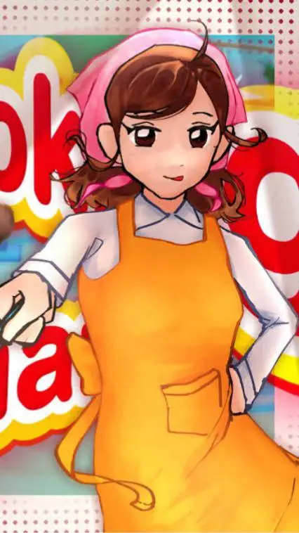 ai character: Cooking Mama background
