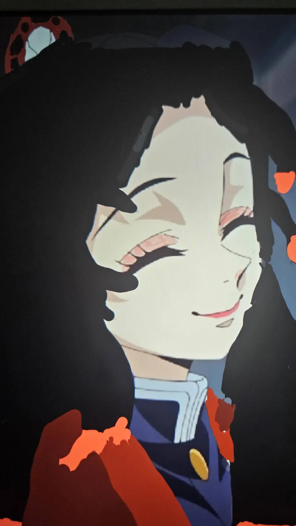 ai character: kny oc  background