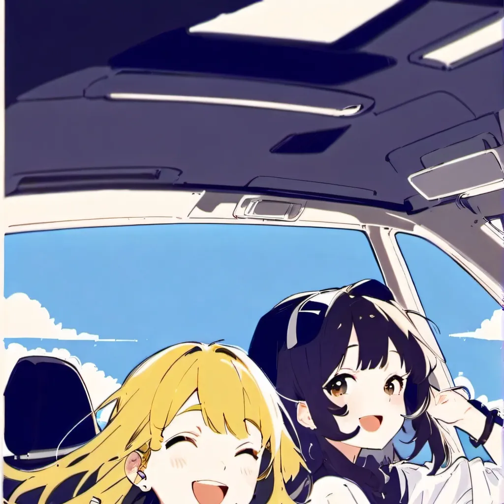 chat with ai character: the girl road trip