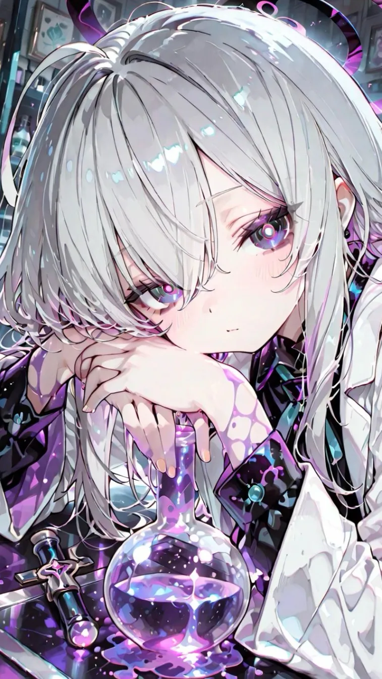 ai character: Mégane  background