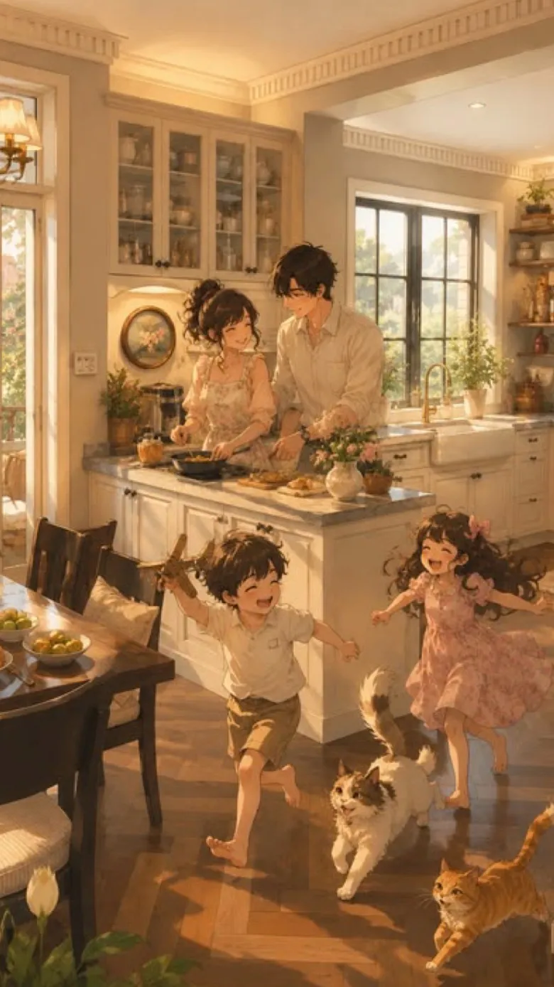 ai character: Famille  background