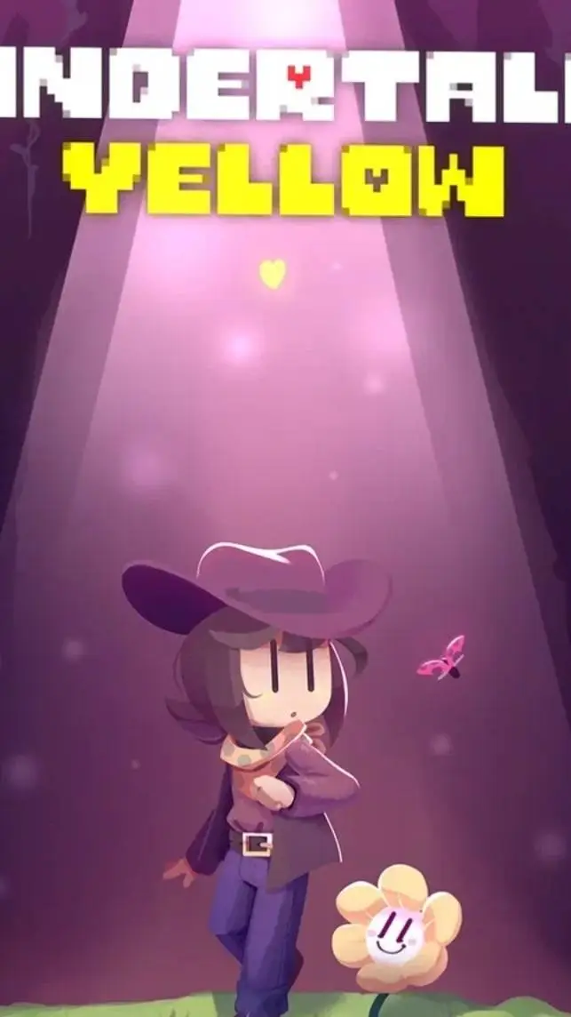 ai character: undertale yellow background