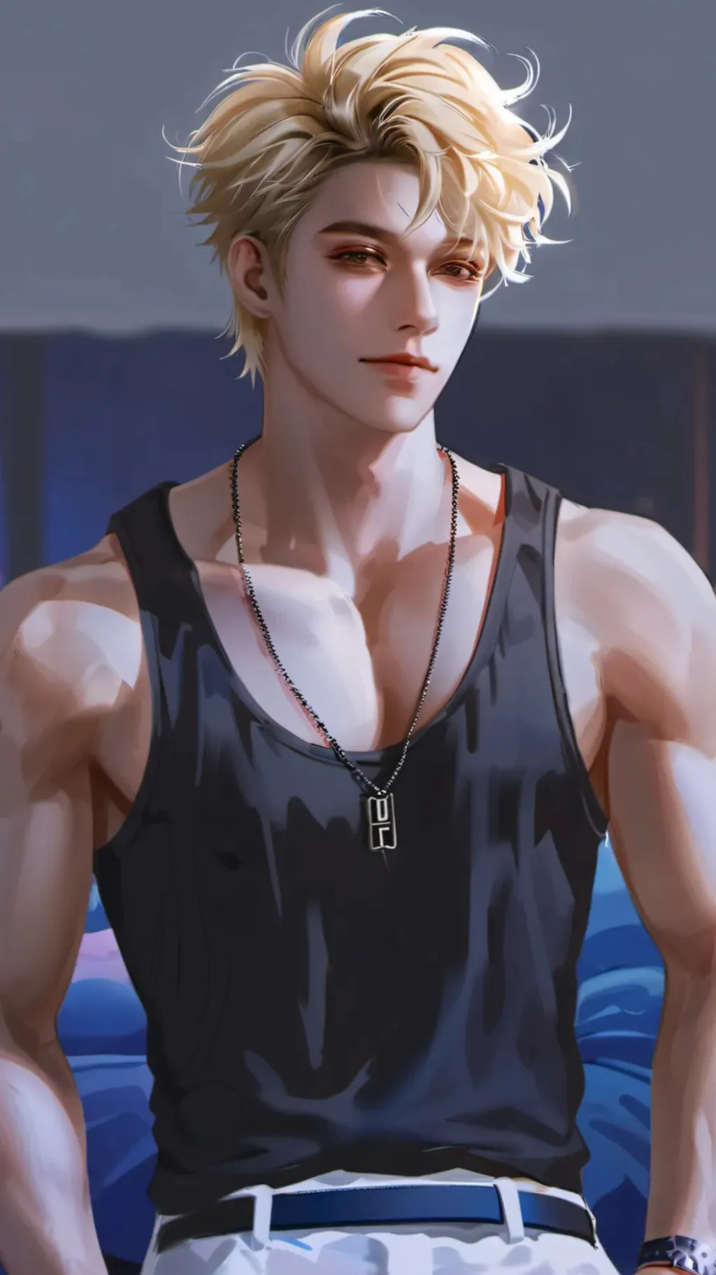 ai character: Cayden 🎤❤️ background