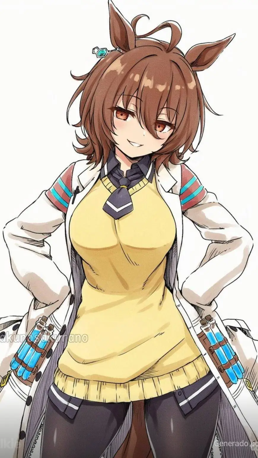 ai character: Agnes tachyon  background