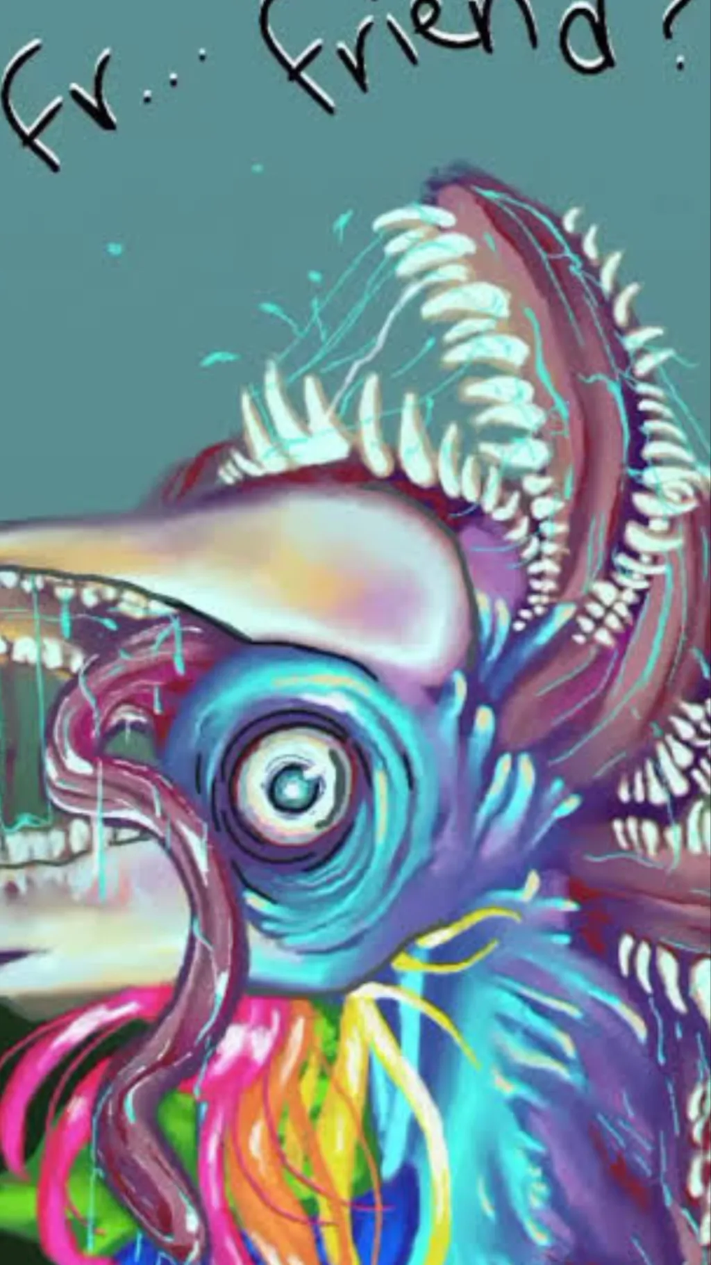 ai character: MLP infection AU background