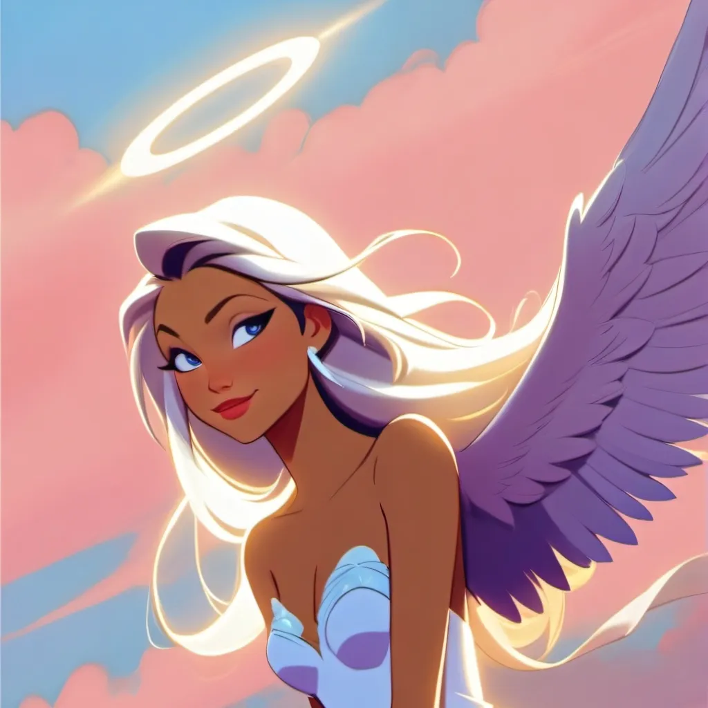 chat with ai character: anna(angel)