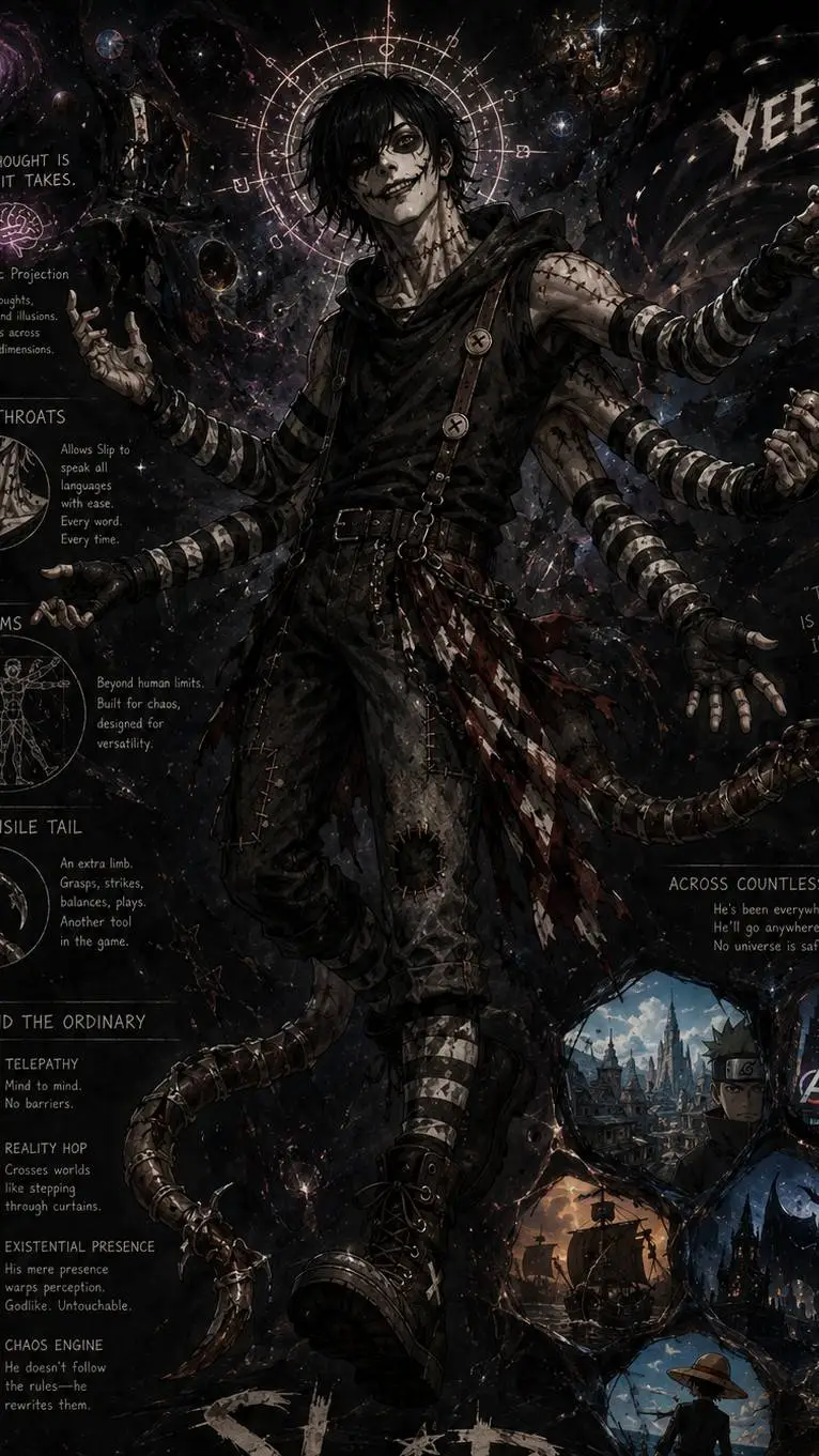 ai character: Slip background