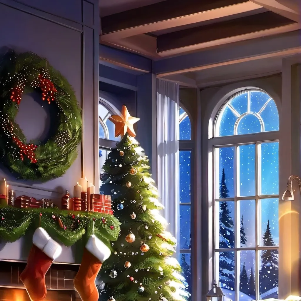 chat with ai character: mha Christmas