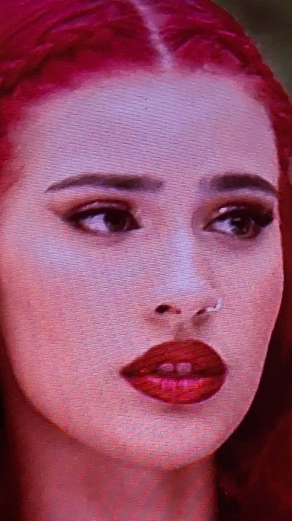 ai character: red background