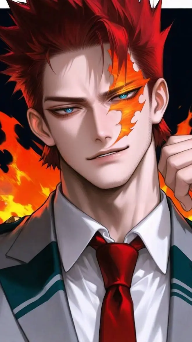 ai character: Enji Todoroki background