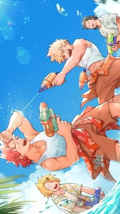 ai character: mha beach  background