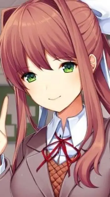 ai character: monika background