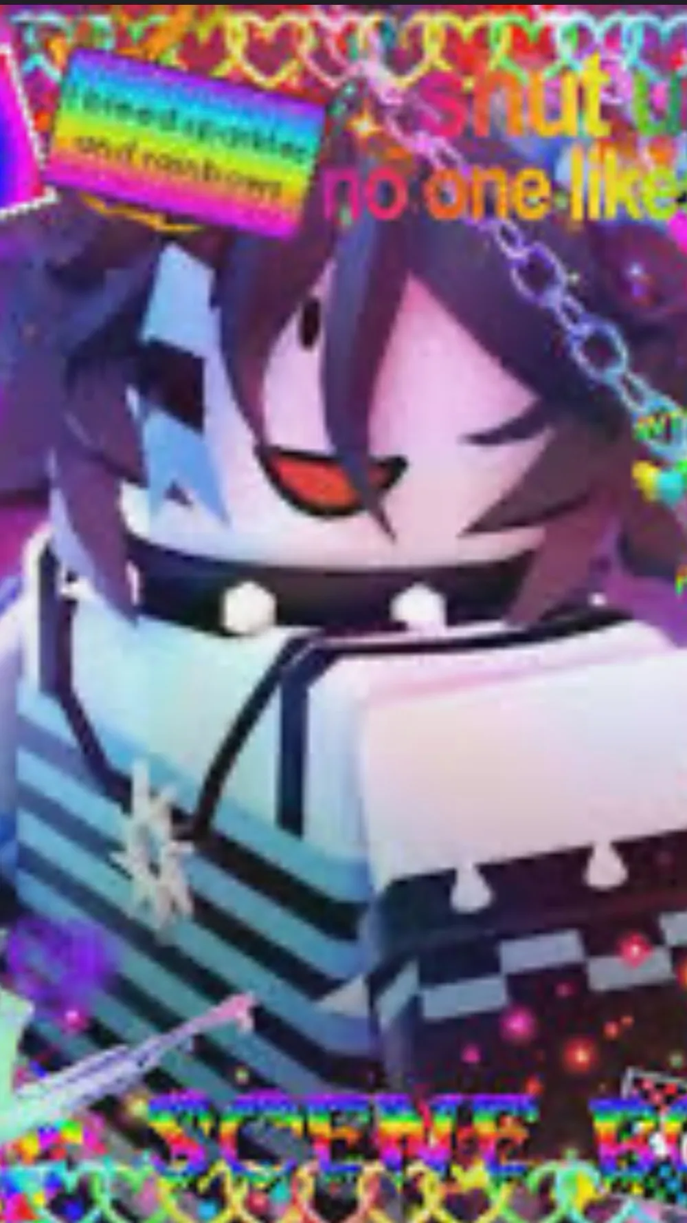 ai character: Forsaken school!! background
