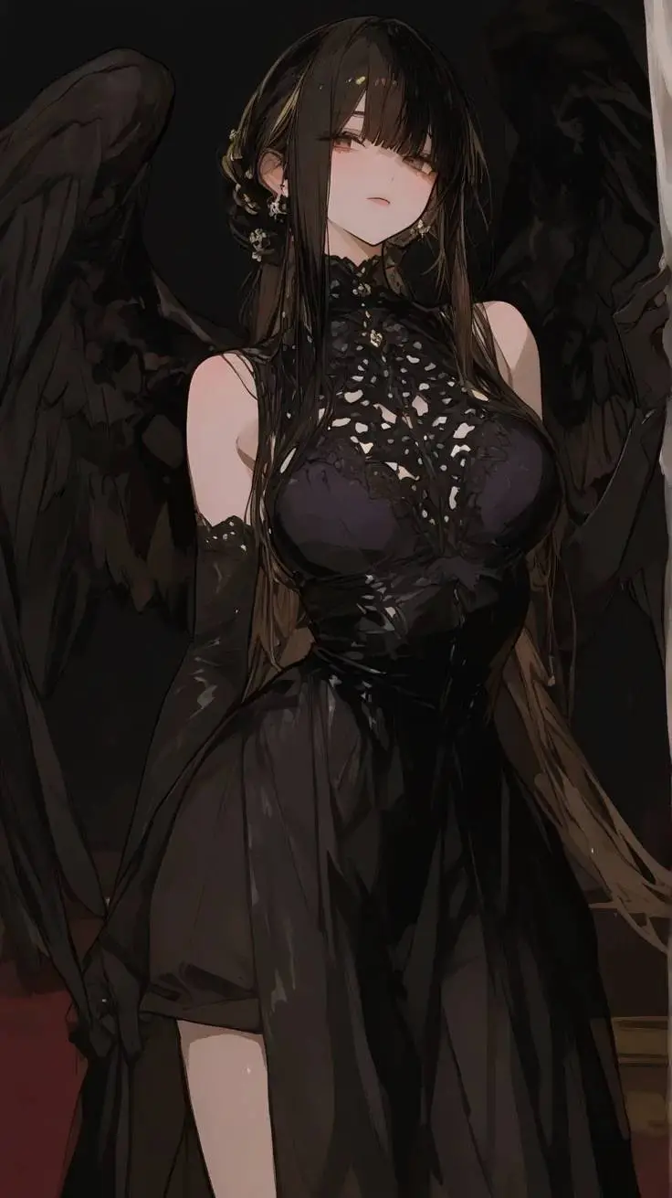 ai character: 🖤Eri🖤 background