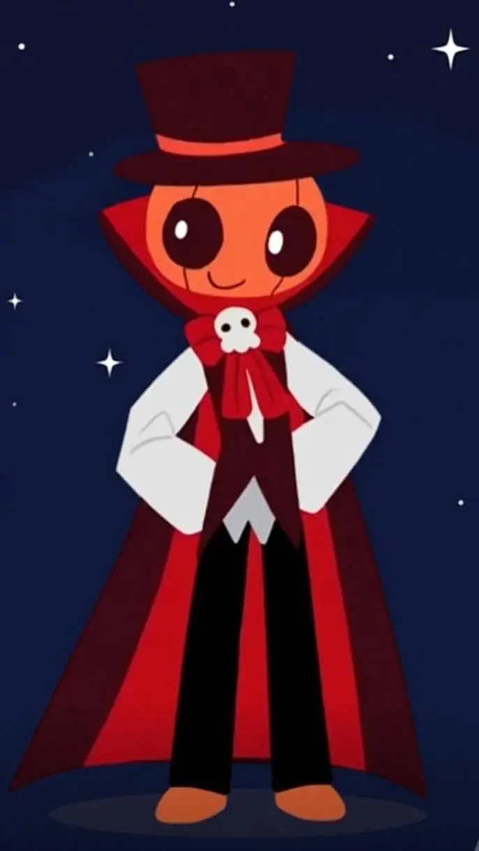 ai character: Kim the pumkin🎃 background