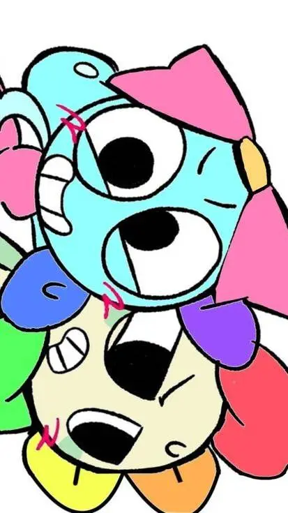 ai character: 💐🌈FlowerPop🎀💧 background