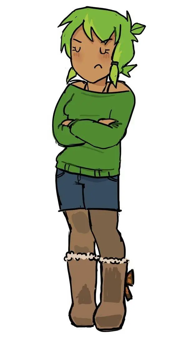 ai character: leafy yumeship!  background