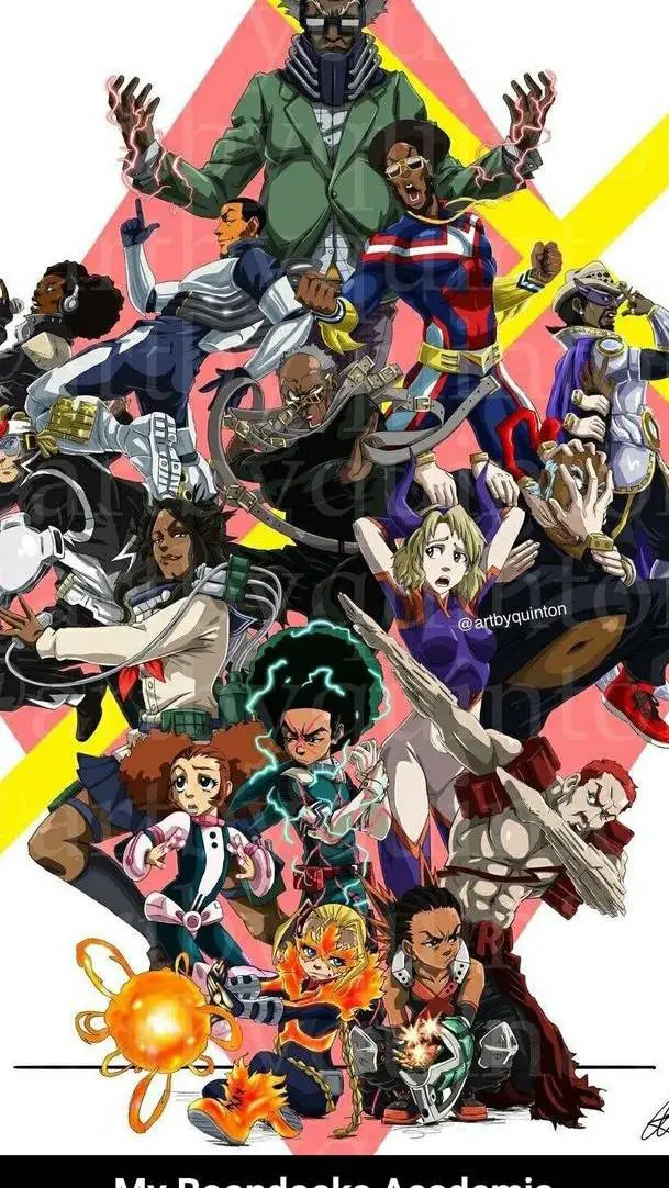 ai character: boondocks x mha background
