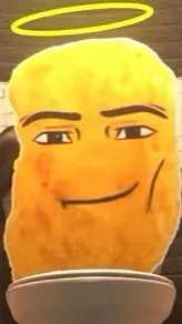 ai character: Chicken nugget background