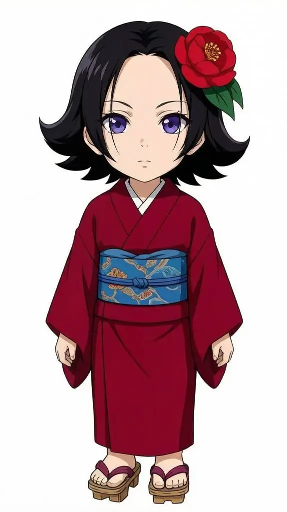 ai character: 菊理 background