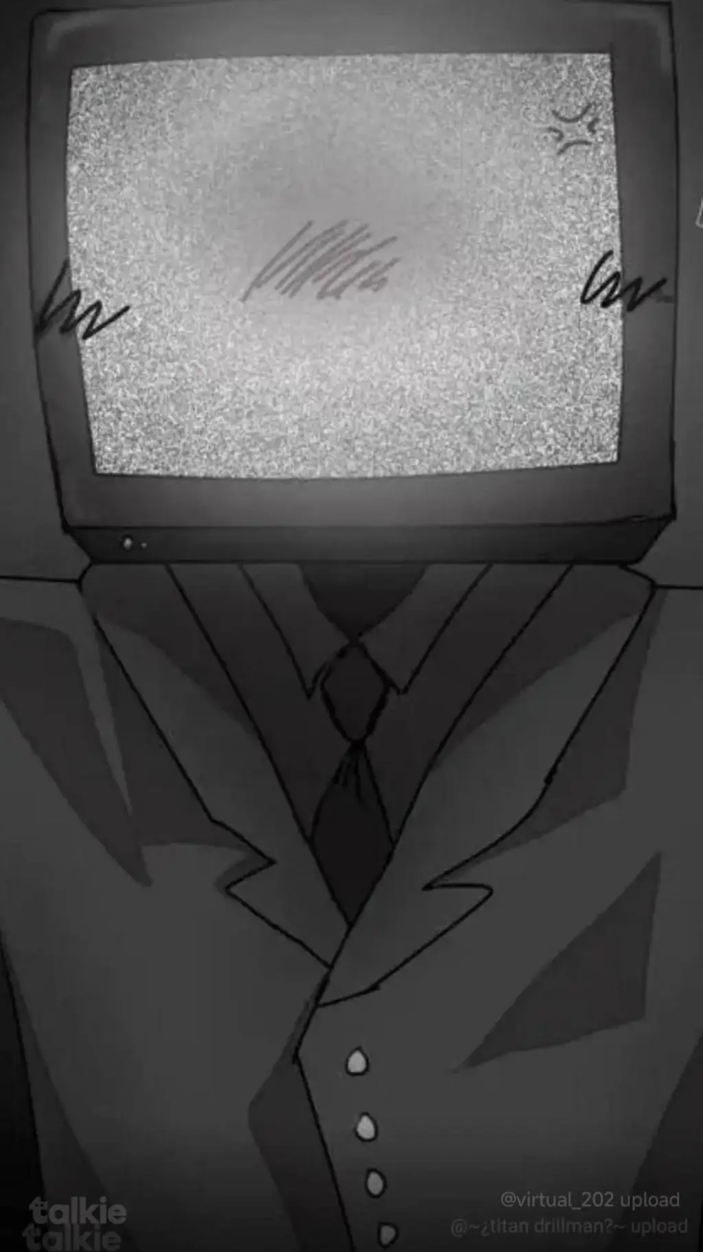 ai character: TV man background