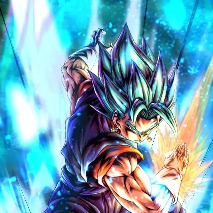 chat with ai character: vegito ssj blue